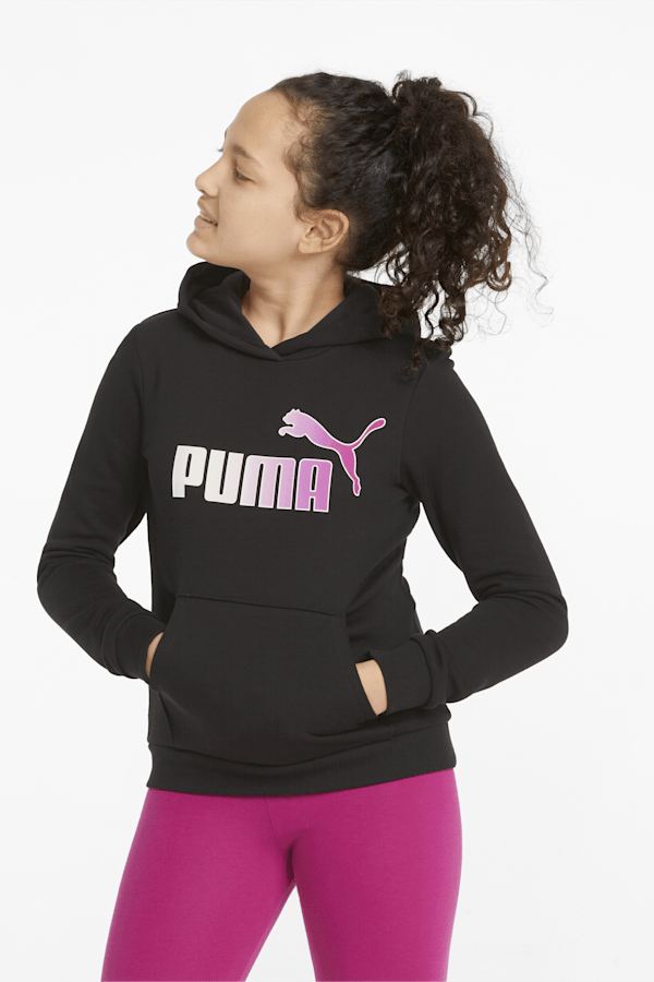 Essentials Bleach Logo Hoodie Big Kids PUMA